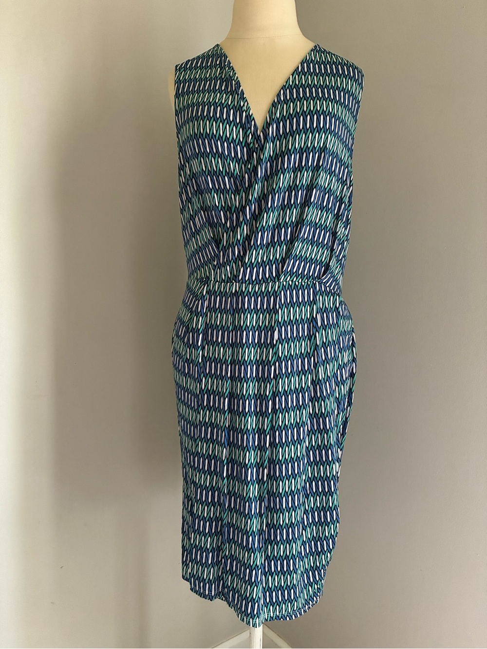 Leota Compass Rose Sleeveless Dress Size Large